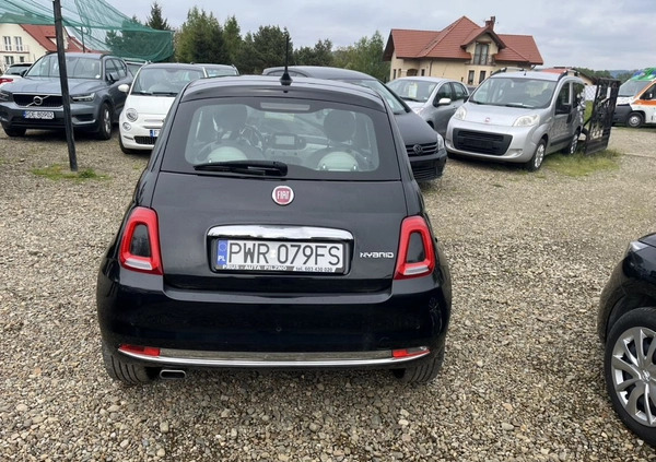 Fiat 500 cena 51600 przebieg: 11000, rok produkcji 2020 z Jarocin małe 137